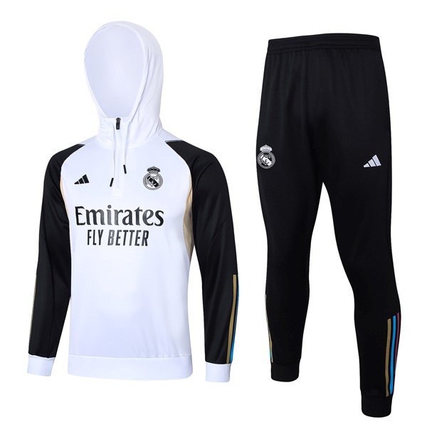 Sweat Shirt Capuche Real Madrid 2024 Blanc